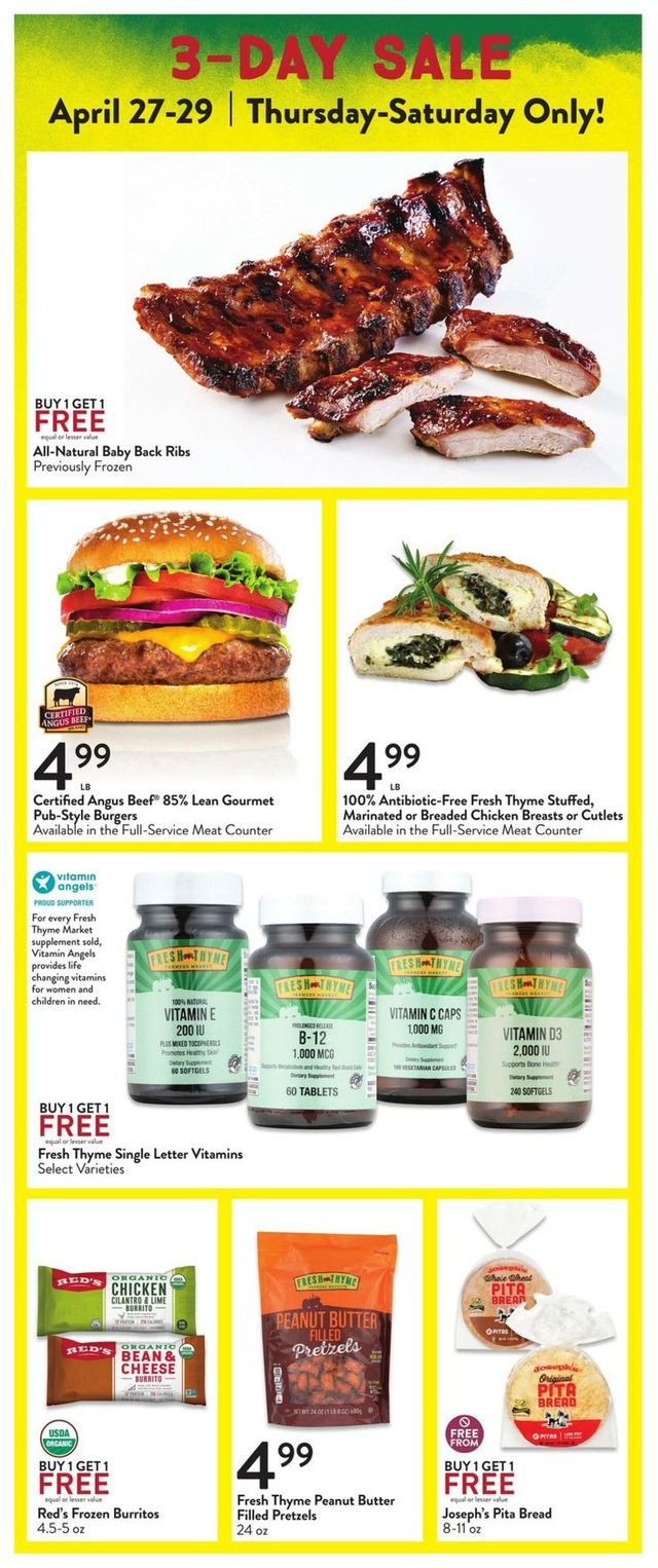 Fresh Thyme Ad from 04/26/2023