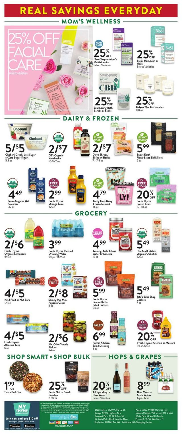 Fresh Thyme Ad from 05/10/2023