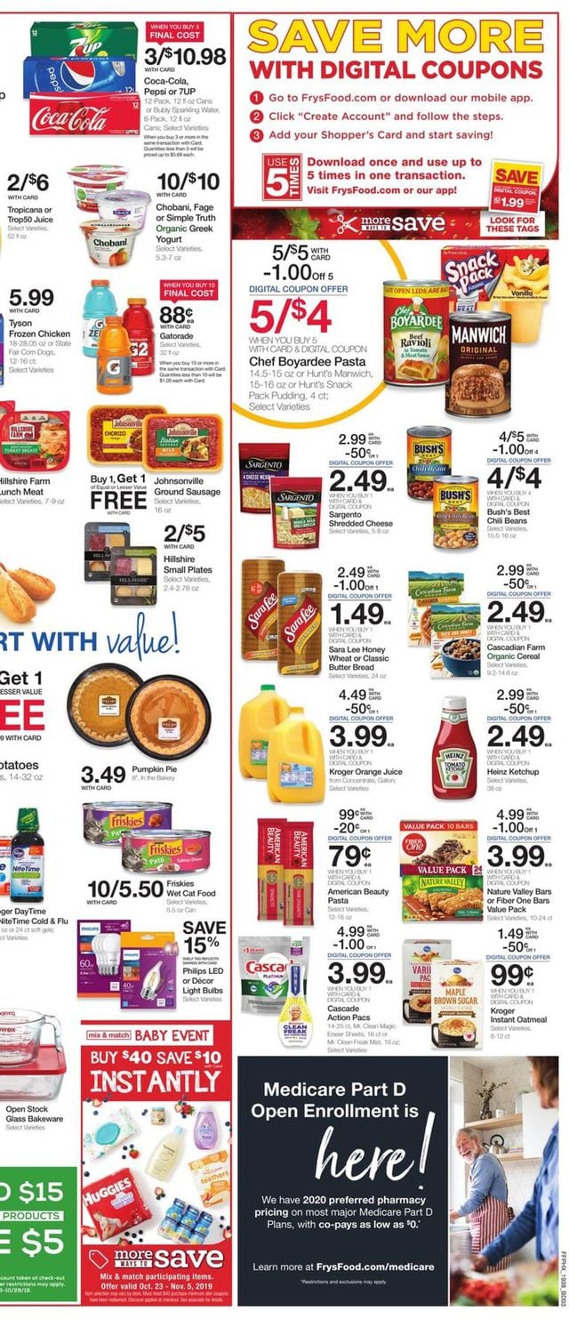 Fry’s Ad from 10/23/2019