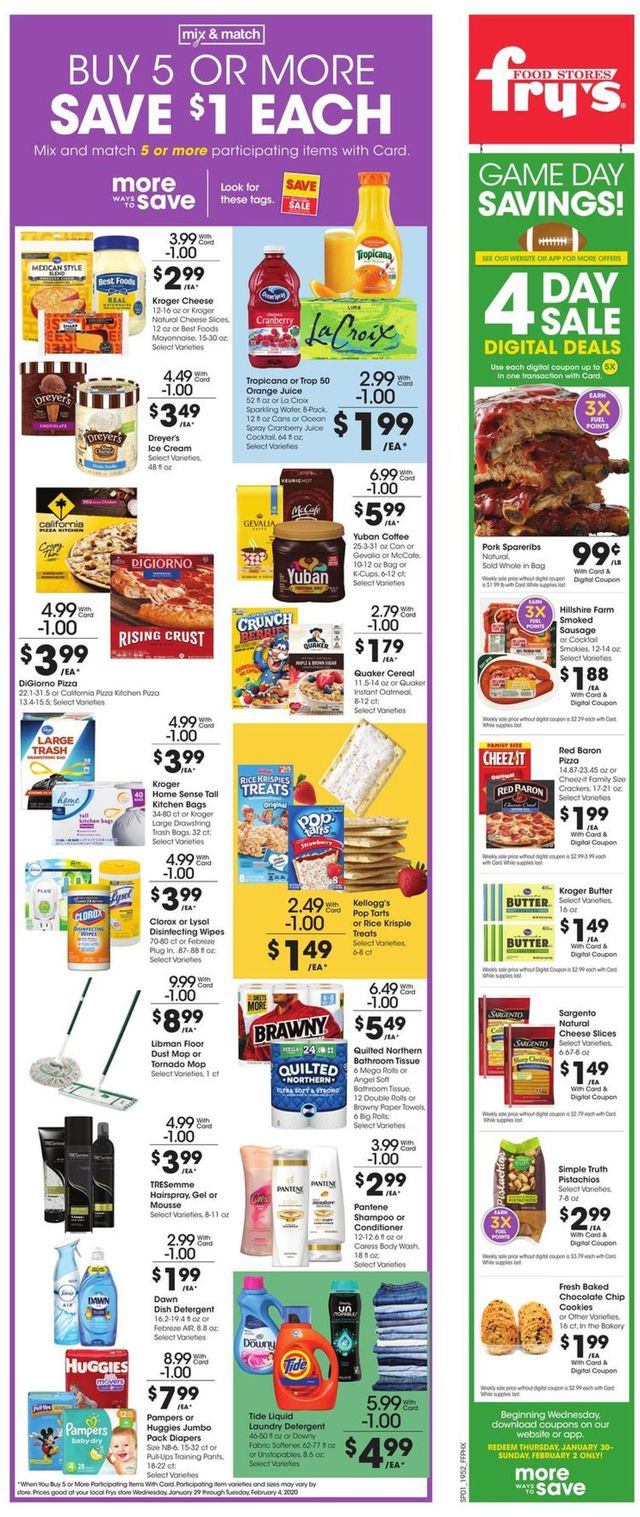 Fry’s Ad from 01/29/2020