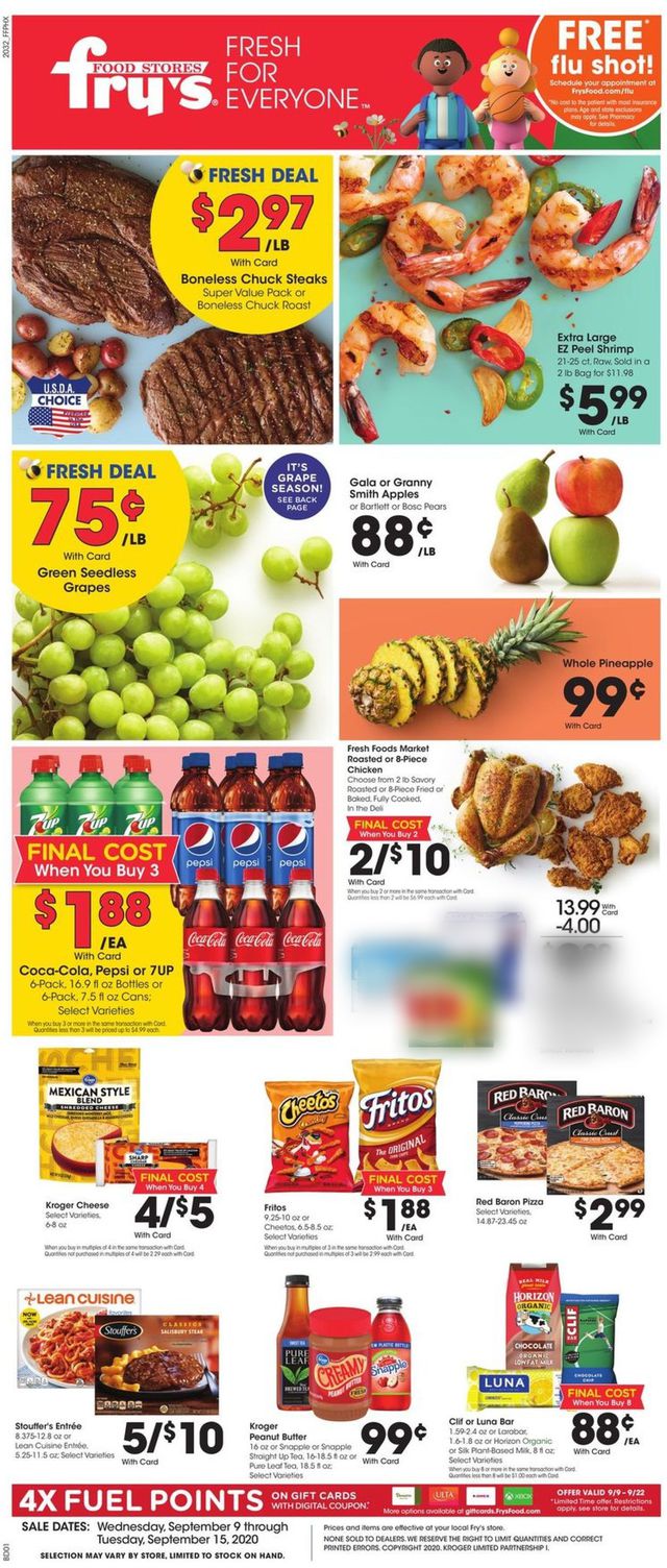 Fry’s Ad from 09/09/2020