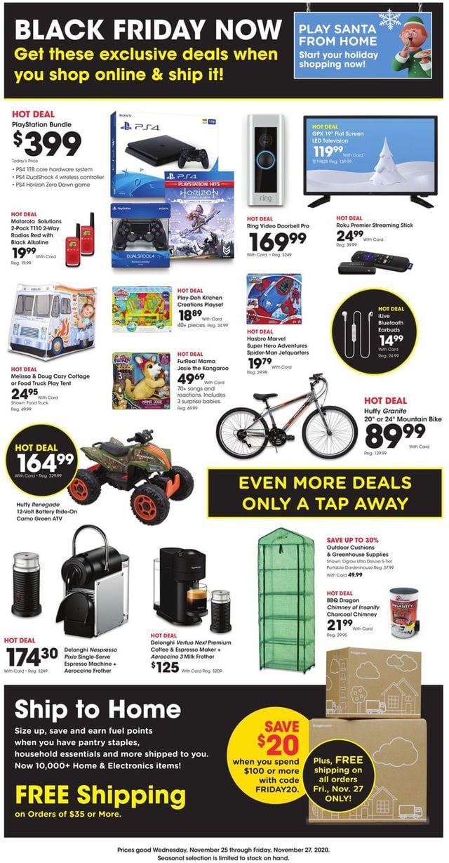 Fry’s Ad from 11/25/2020