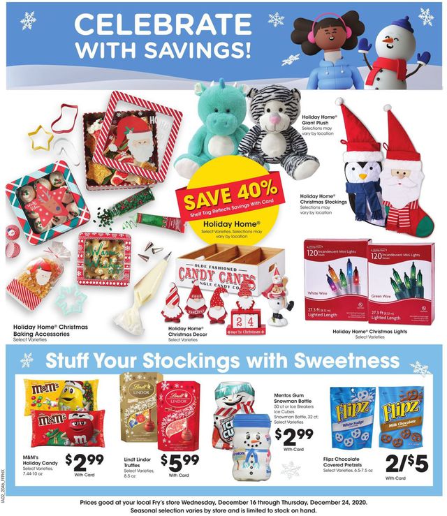 Fry’s Ad from 12/16/2020