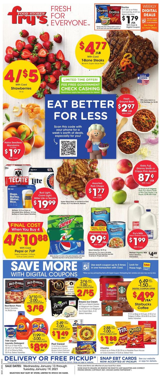 Fry’s Ad from 01/13/2021
