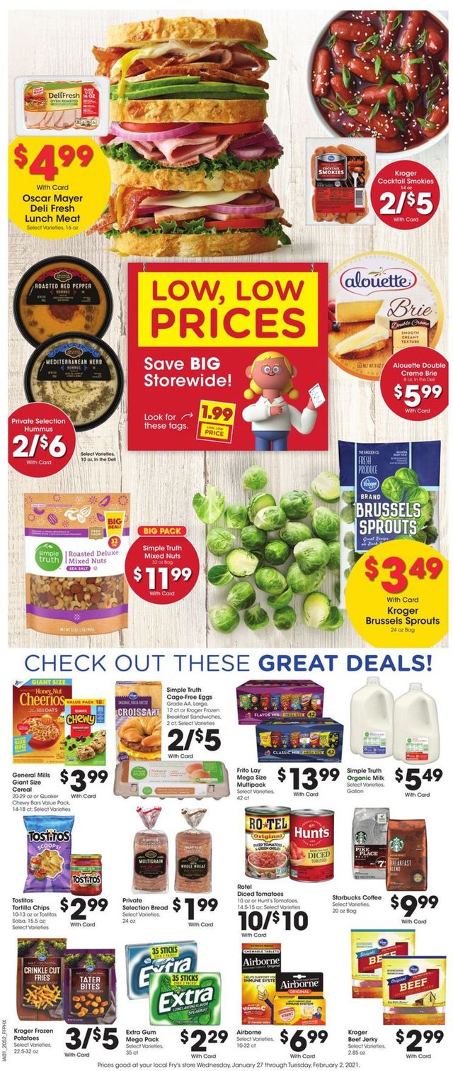Fry’s Ad from 01/27/2021