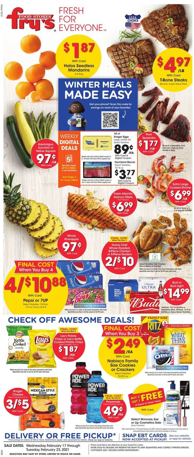 Fry’s Ad from 02/17/2021