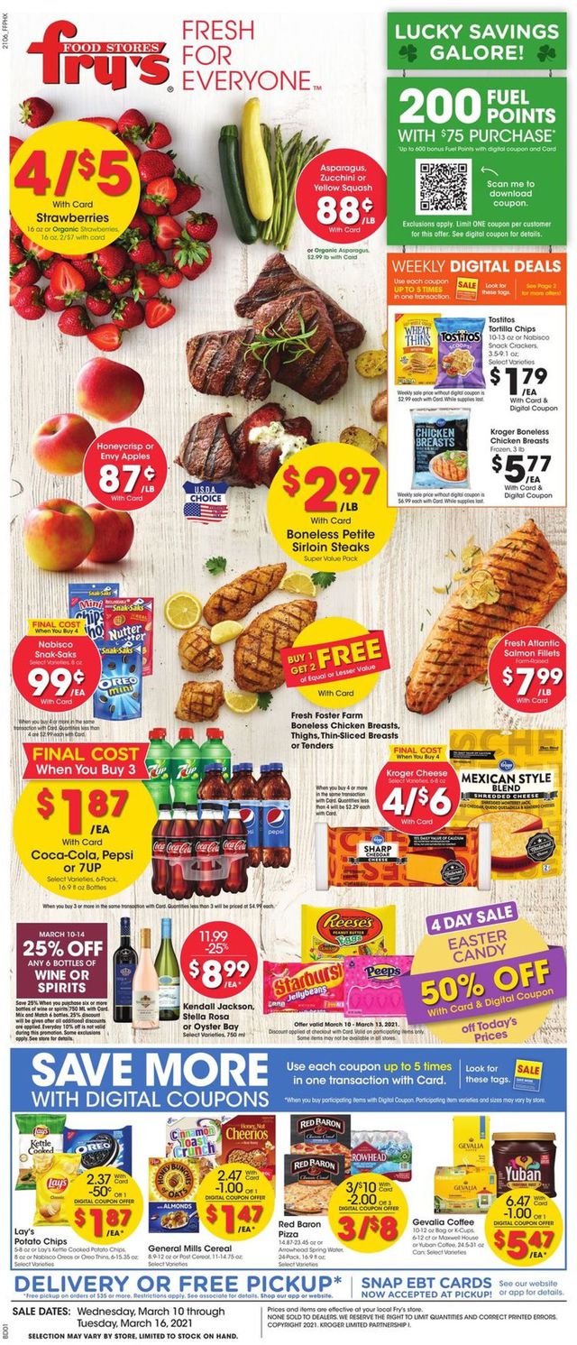 Fry’s Ad from 03/10/2021