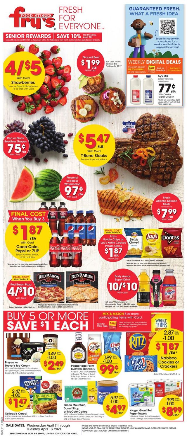 Fry’s Ad from 04/07/2021