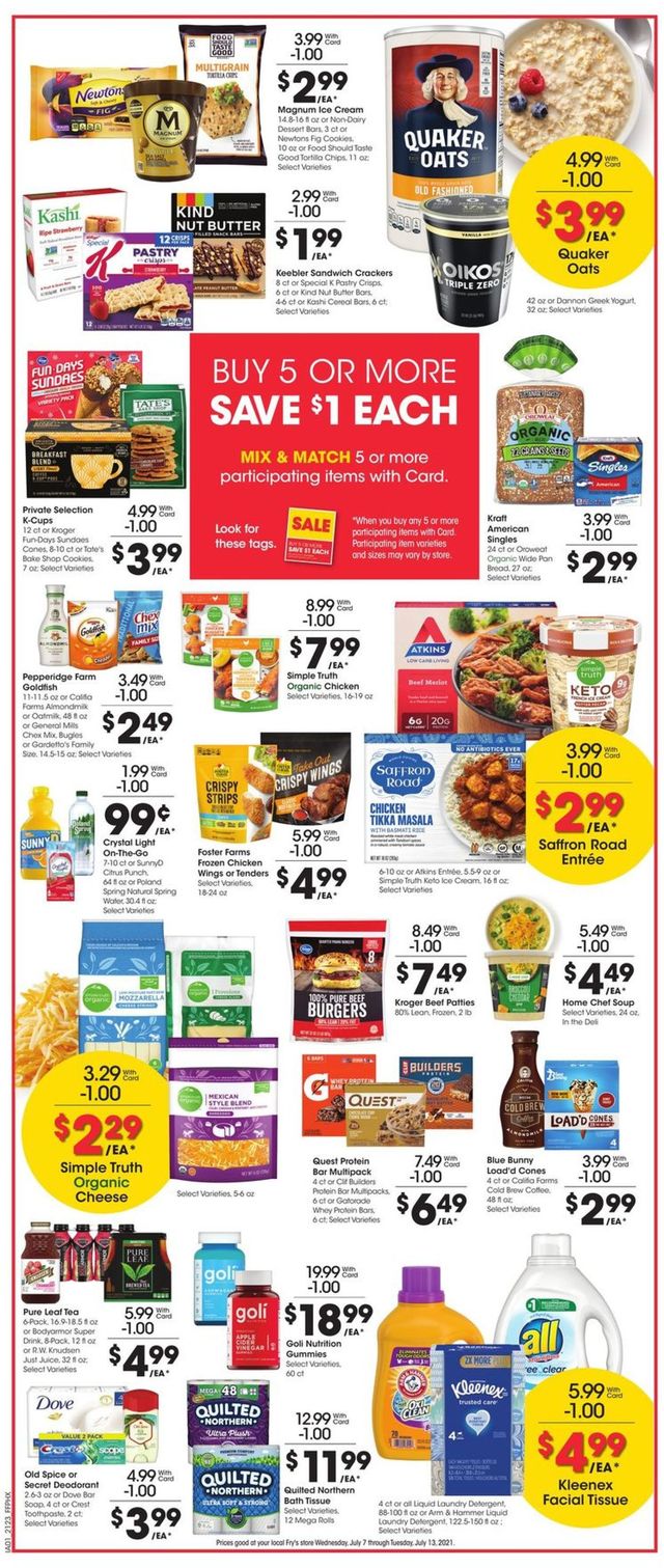 Fry’s Ad from 07/07/2021