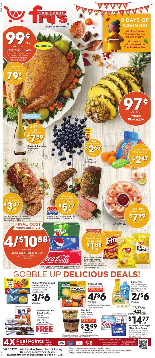 Fry’s Ad from 11/17/2021