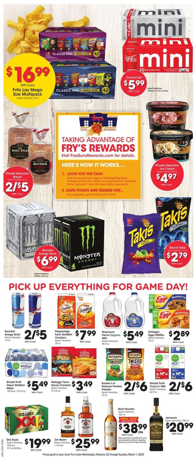Fry’s Ad from 02/23/2022