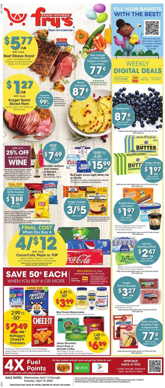 Fry’s Ad from 04/13/2022