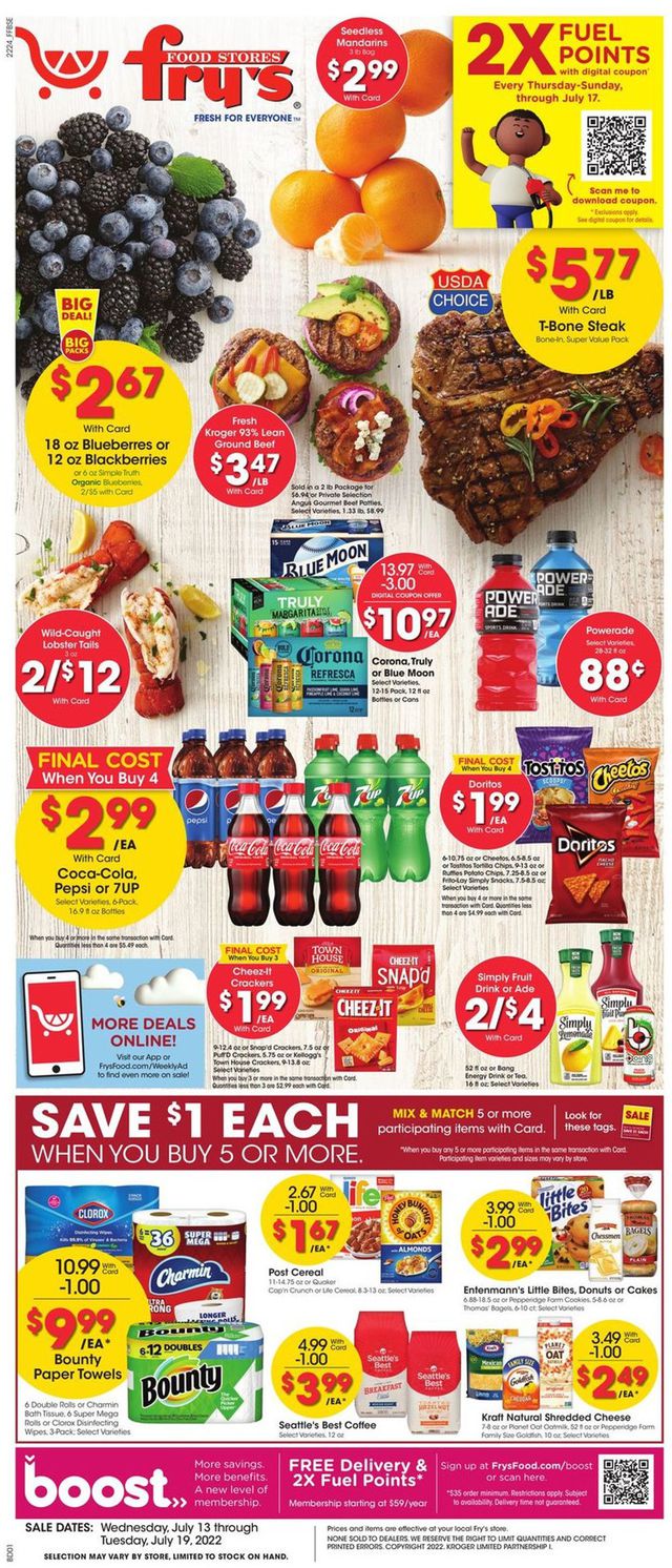 Fry’s Ad from 07/13/2022