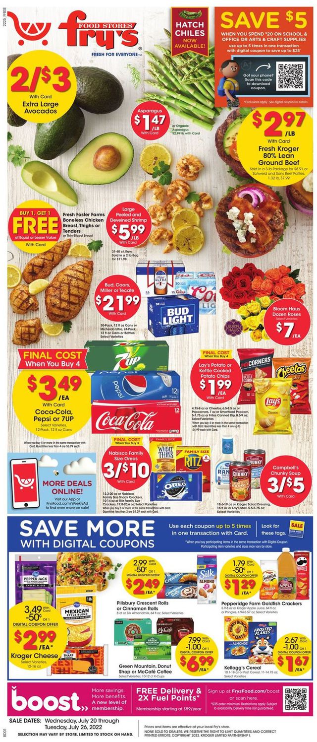 Fry’s Ad from 07/20/2022