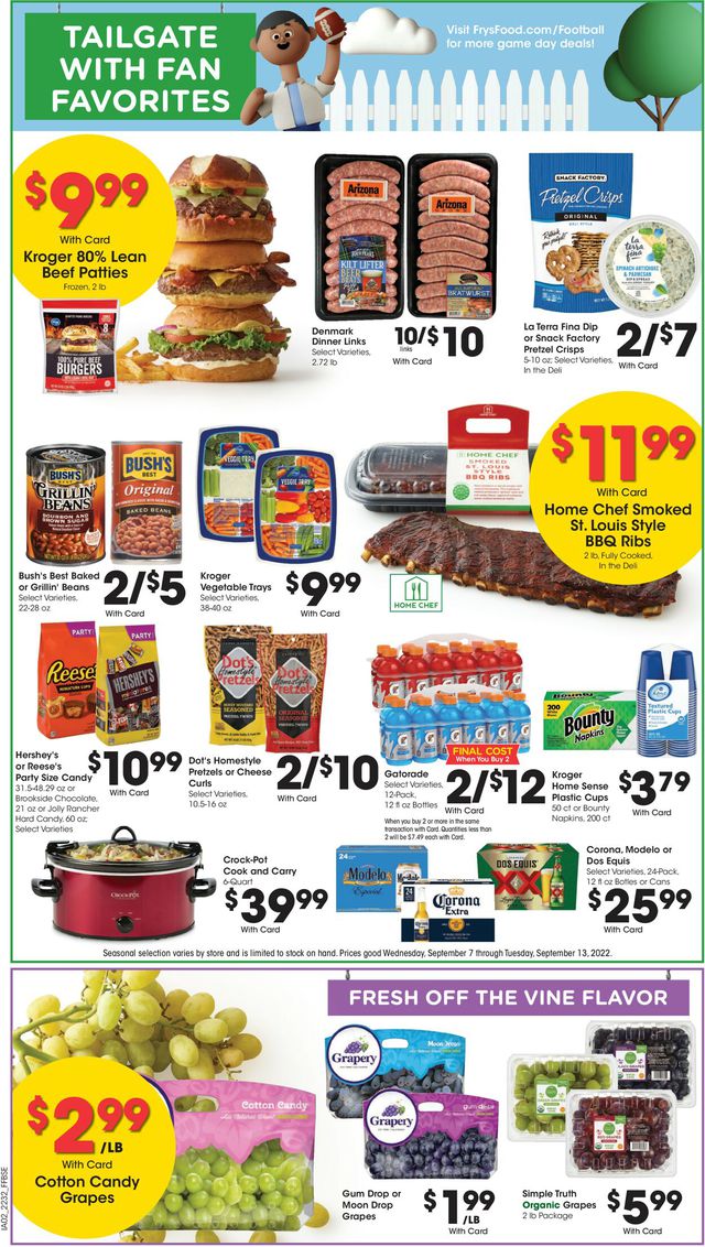 Fry’s Ad from 09/07/2022