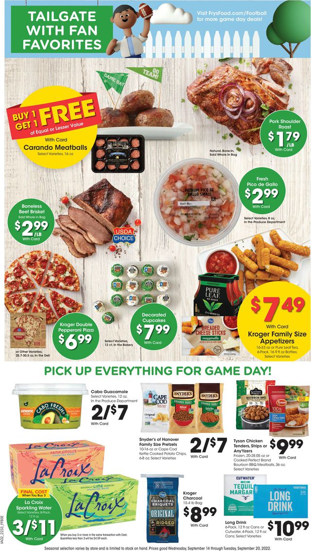Fry’s Ad from 09/14/2022