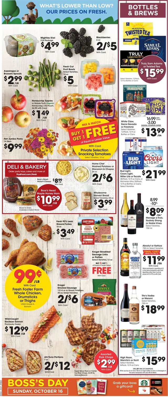 Fry’s Ad from 10/12/2022