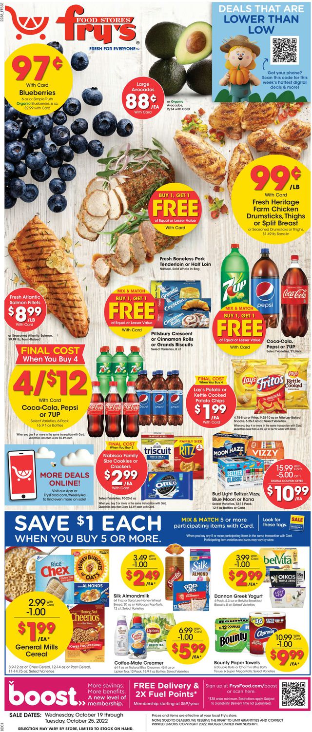 Fry’s Ad from 10/19/2022
