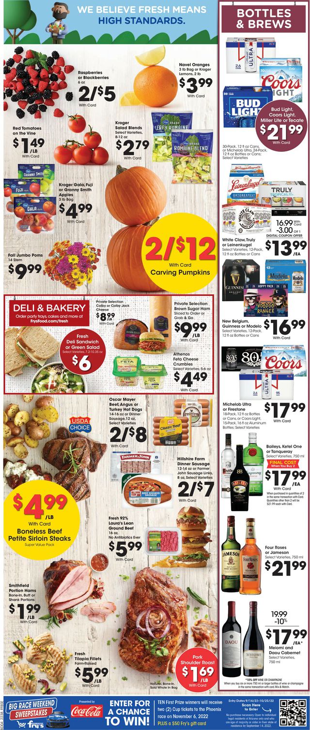 Fry’s Ad from 10/19/2022