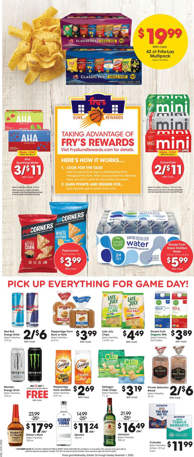 Fry’s Ad from 10/26/2022