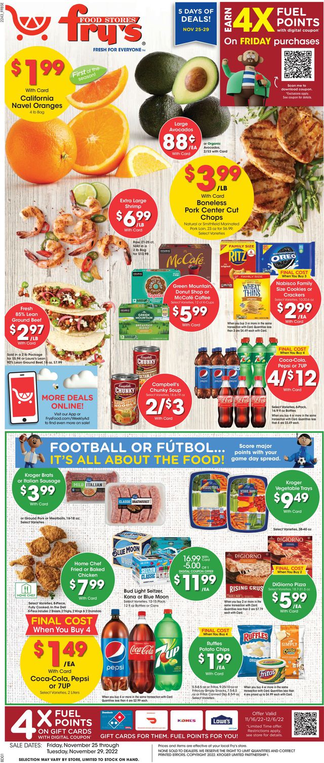 Fry’s Ad from 11/25/2022
