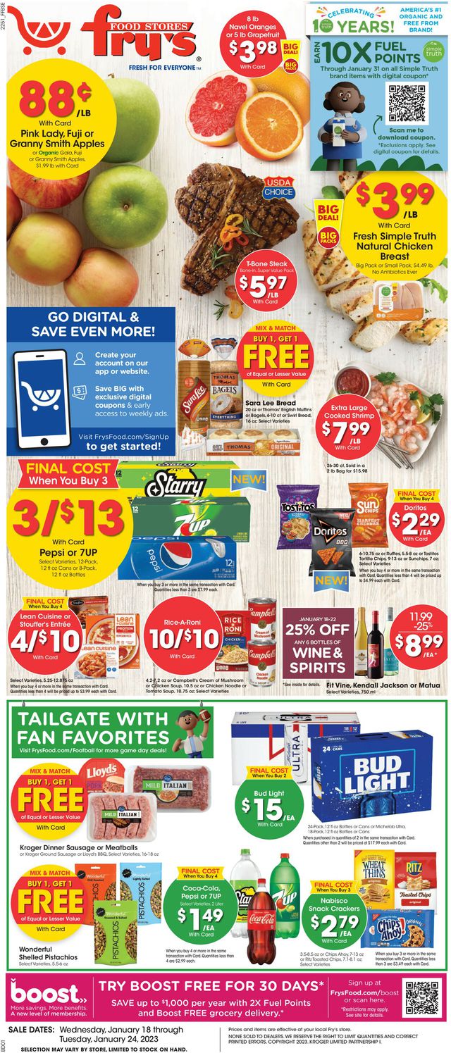 Fry’s Ad from 01/18/2023