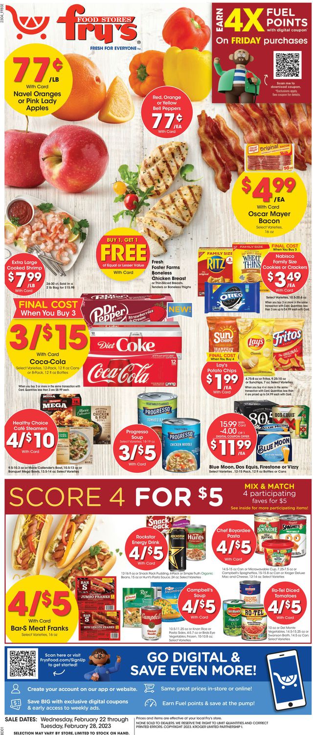 Fry’s Ad from 02/22/2023