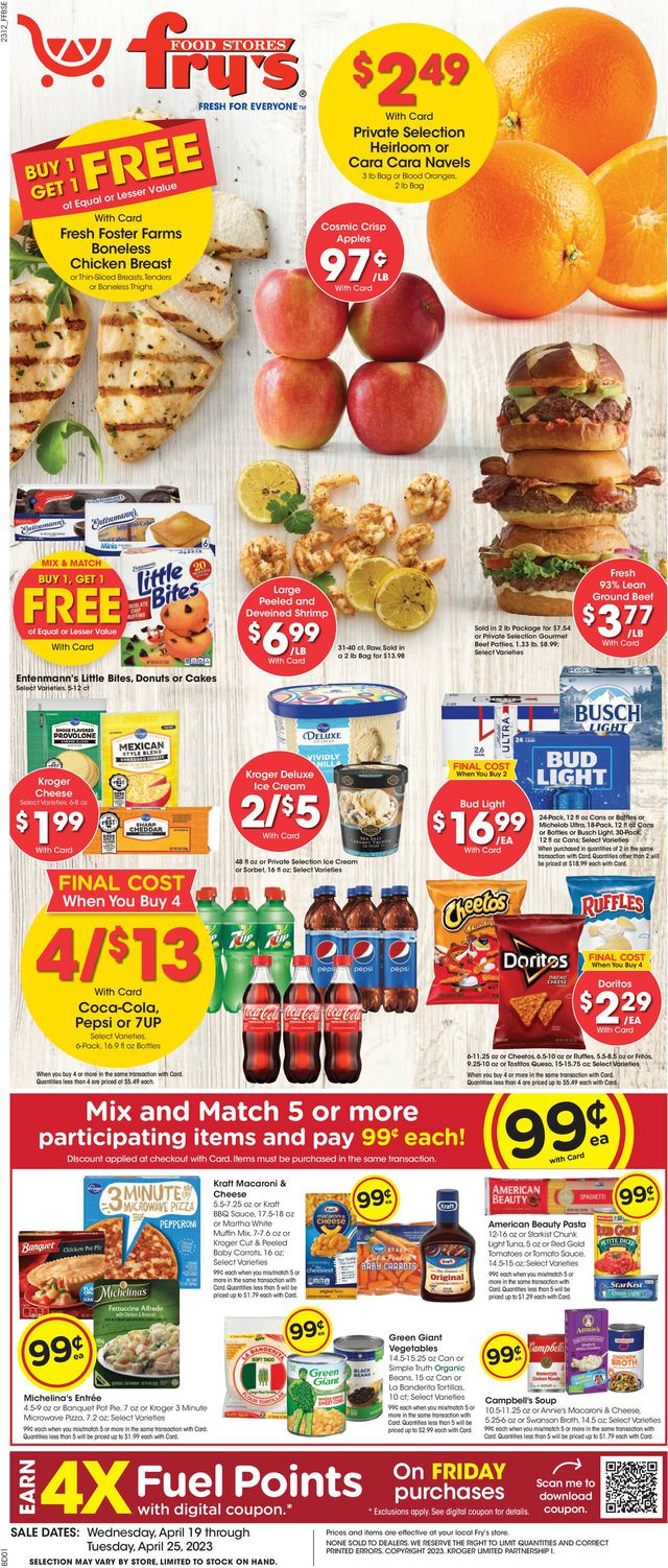 Fry’s Ad from 04/19/2023