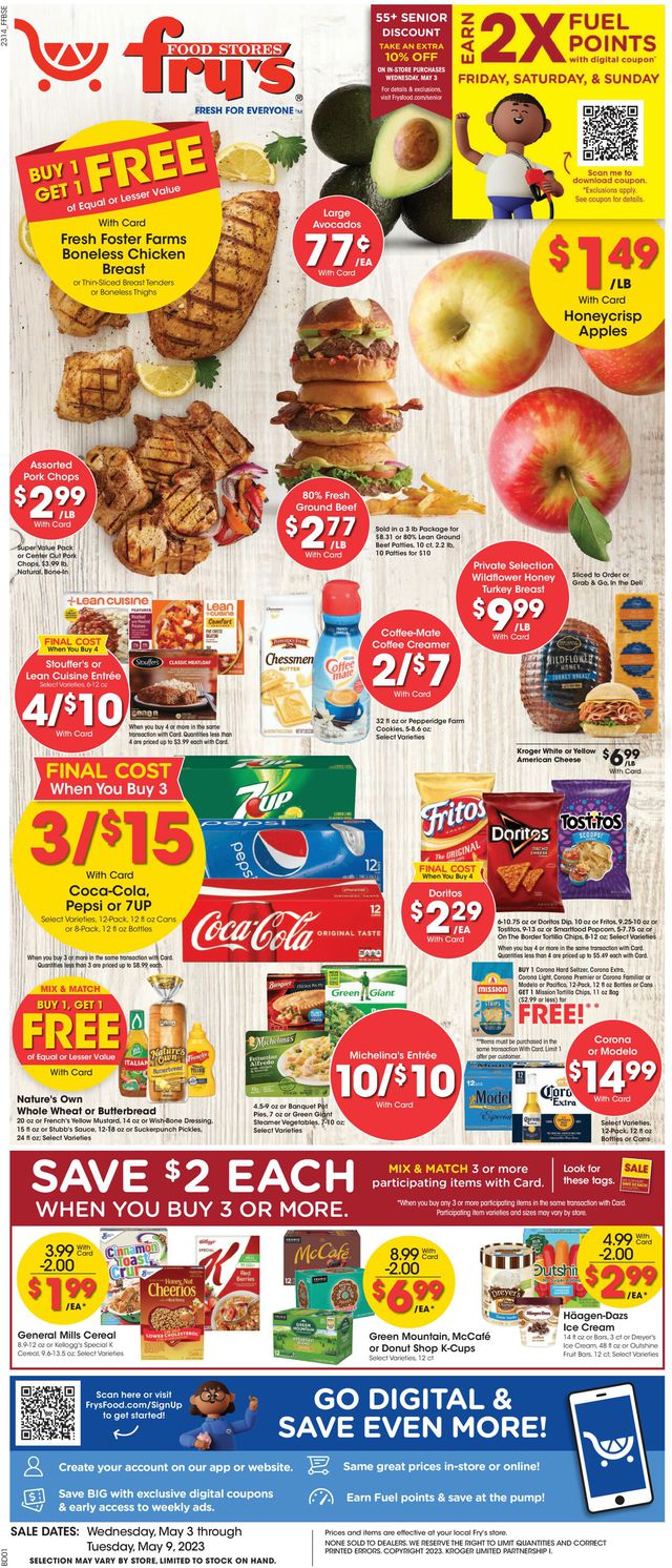 Fry’s Ad from 05/03/2023