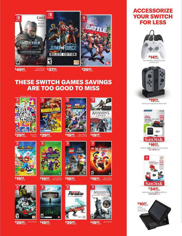 Game Stop Ad from 12/20/2020
