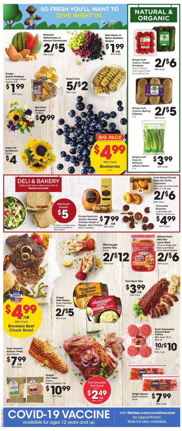 Gerbes Super Markets Ad from 08/04/2021