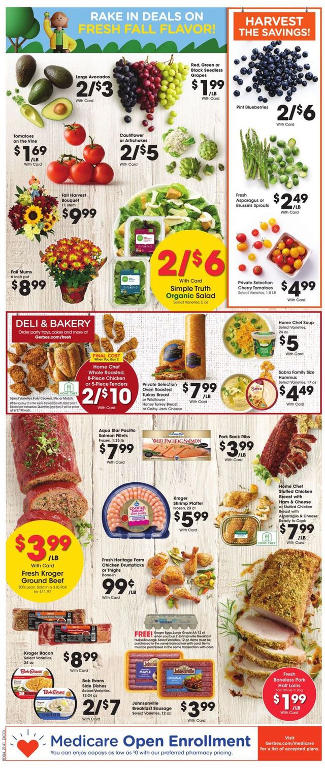 Gerbes Super Markets Ad from 11/10/2021