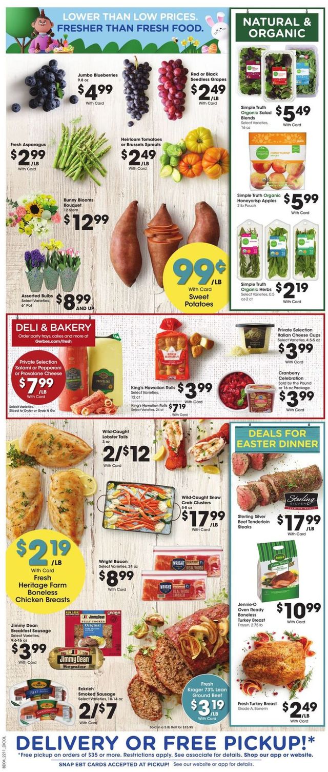 Gerbes Super Markets Ad from 04/13/2022