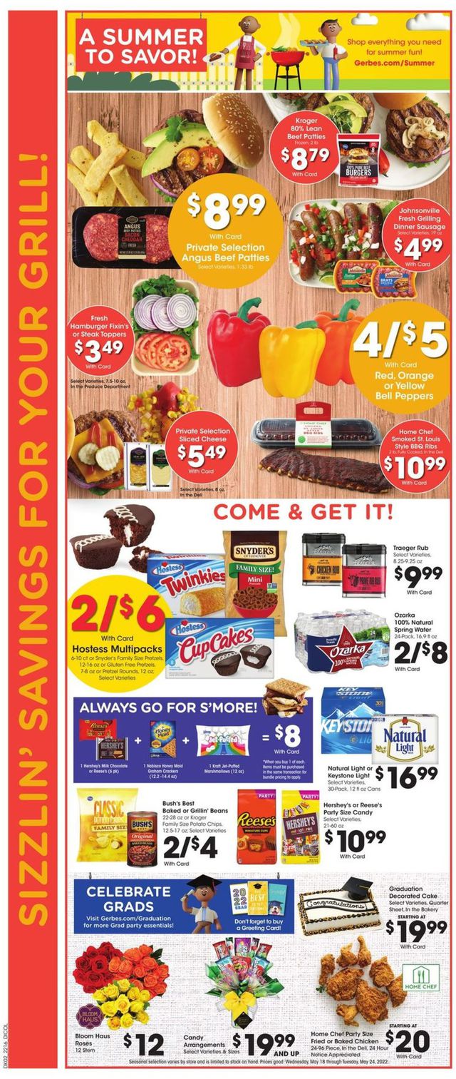 Gerbes Super Markets Ad from 05/18/2022