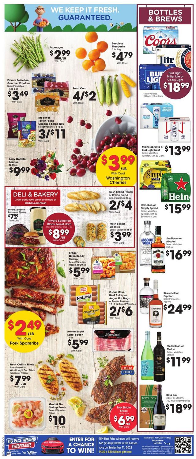Gerbes Super Markets Ad from 07/13/2022