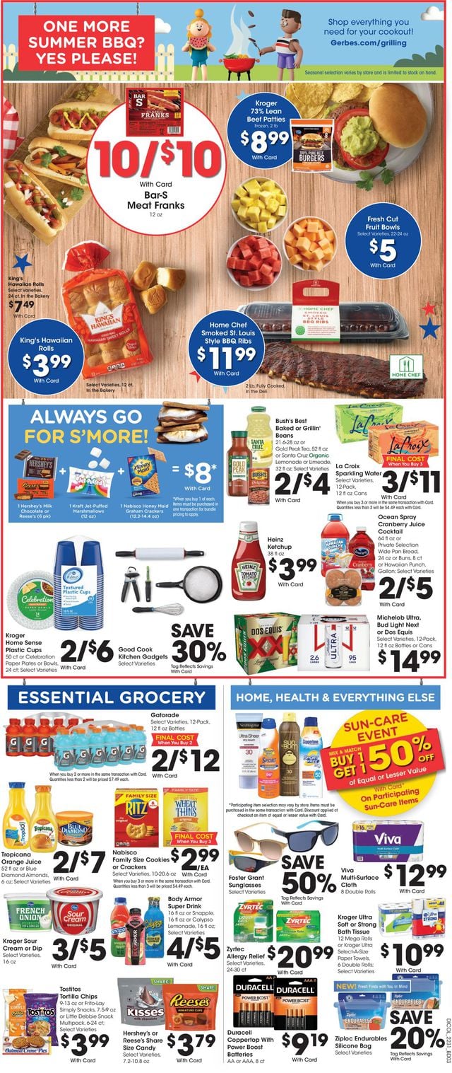 Gerbes Super Markets Ad from 08/31/2022