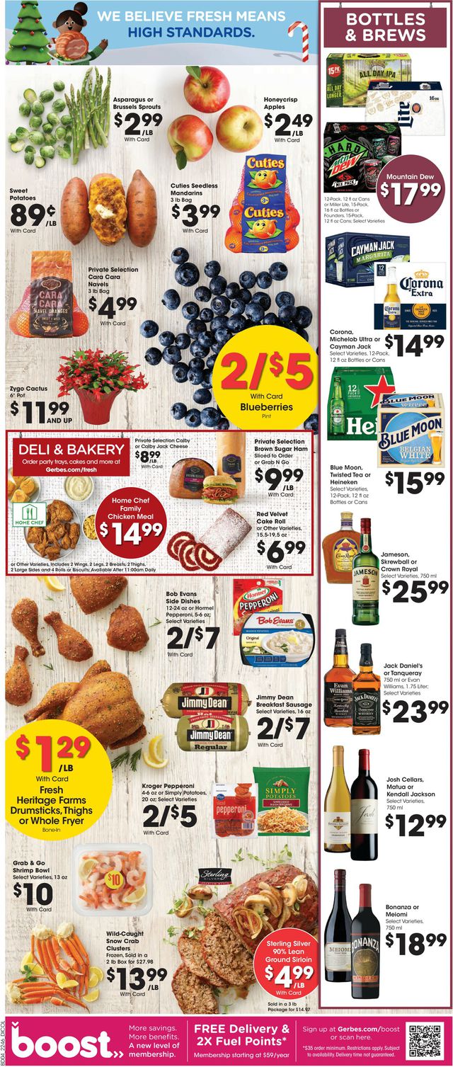 Gerbes Super Markets Ad from 12/14/2022