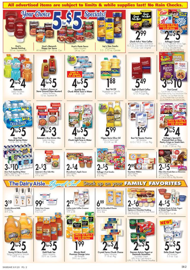 Gerrity's Supermarkets Ad from 08/09/2020
