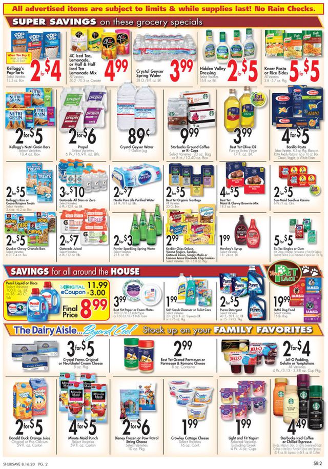 Gerrity's Supermarkets Ad from 08/16/2020