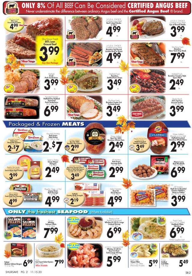 Gerrity's Supermarkets Ad from 11/15/2020