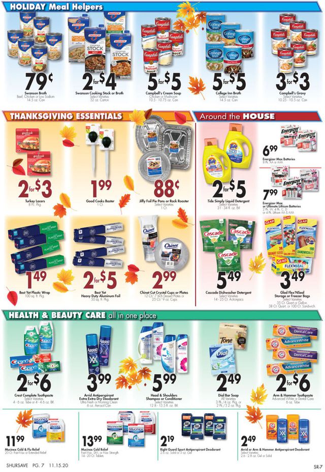 Gerrity's Supermarkets Ad from 11/15/2020