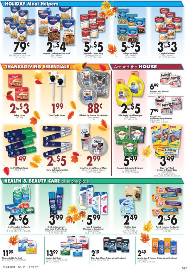 Gerrity's Supermarkets Ad from 11/22/2020
