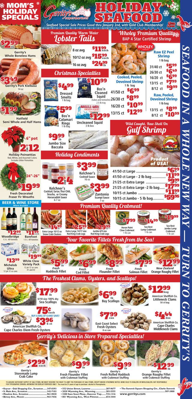 Gerrity's Supermarkets Ad from 12/06/2020