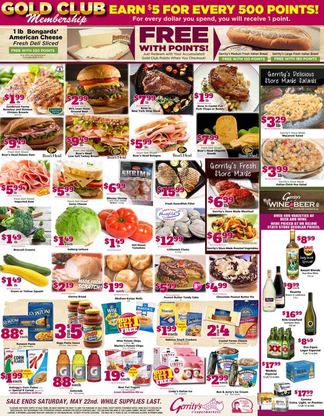 Gerrity's Supermarkets Ad from 05/16/2021