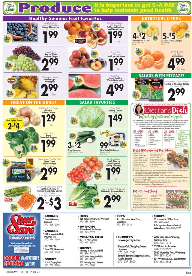 Gerrity's Supermarkets Ad from 07/18/2021