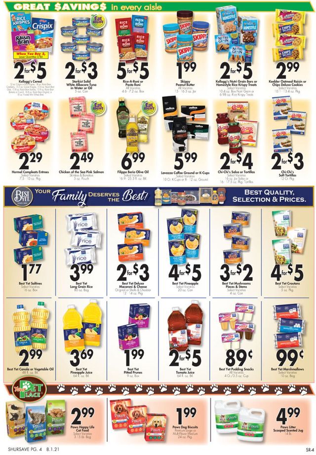 Gerrity's Supermarkets Ad from 08/01/2021
