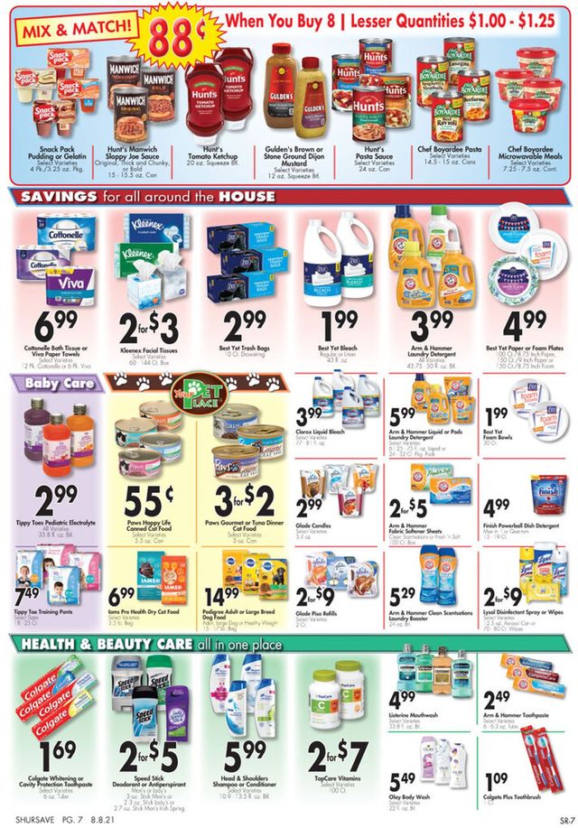 Gerrity's Supermarkets Ad from 08/08/2021