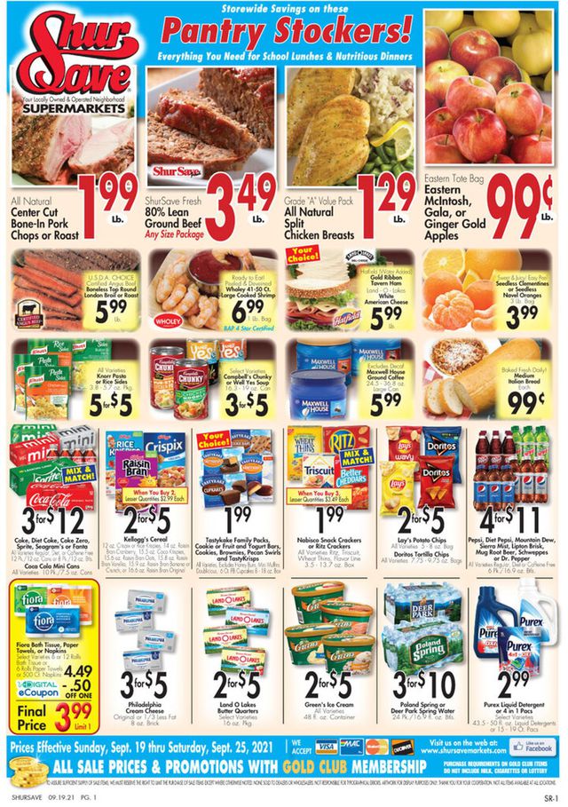 Gerrity's Supermarkets Ad from 09/19/2021