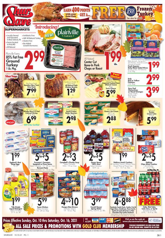 Gerrity's Supermarkets Ad from 10/10/2021
