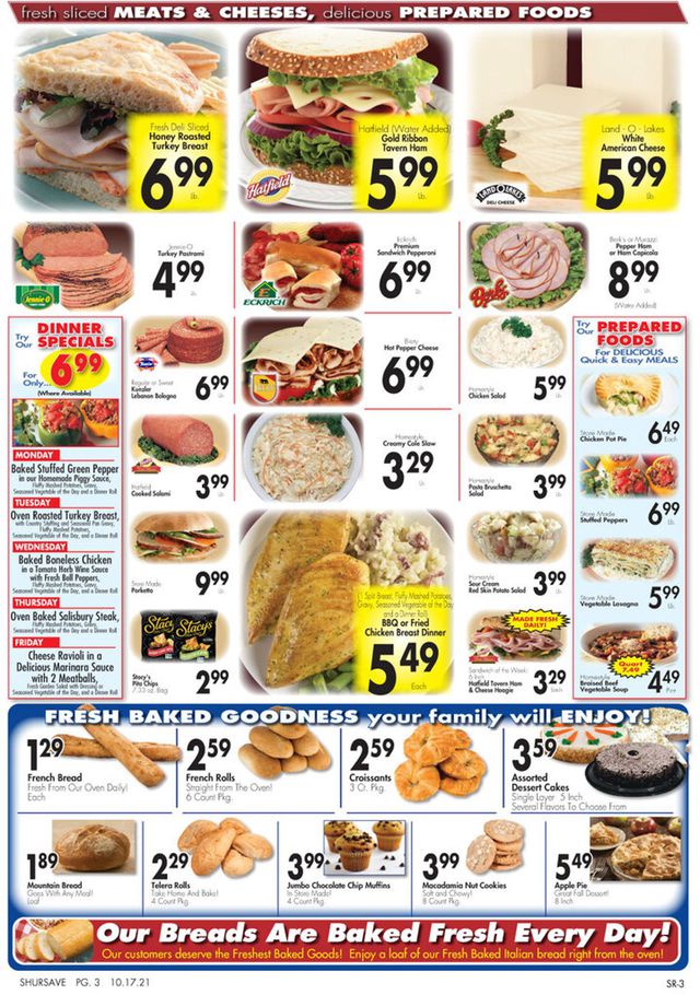 Gerrity's Supermarkets Ad from 10/17/2021